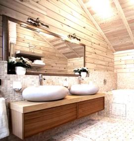 Гидроизоляция деревянной ванной комнаты - тип 3