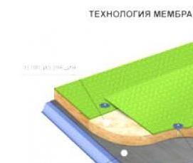 Гидроизоляция диффузионная мембрана - модель 1