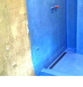 Гидроизоляция душевой - вариант 1