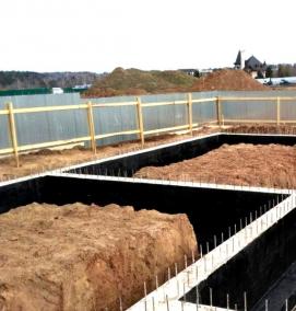 Гидроизоляция фундамента цокольного этажа - тип 2