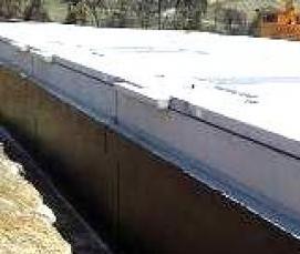 Гидроизоляция фундамента горизонтальная оклеечная - модель 2