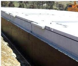 Гидроизоляция фундамента от воды - вариант 3