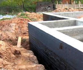 Гидроизоляция фундамента от воды - вариант 2