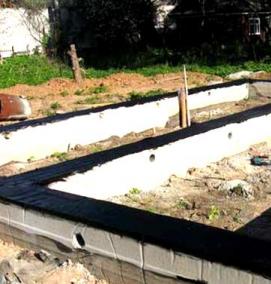 Гидроизоляция фундамента - тип 3