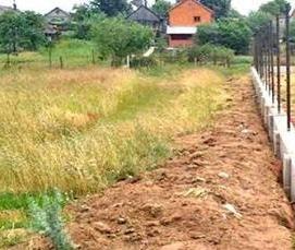 Гидроизоляция фундамента забора - вариант 4