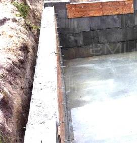 Гидроизоляция изнутри от грунтовых вод - тип 1