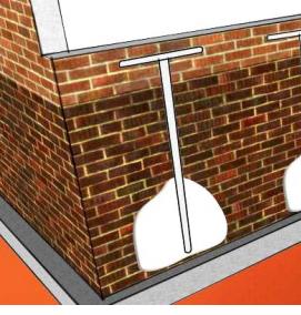 Гидроизоляция кирпичной стены - вариант 2