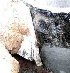 Гидроизоляция колодцев битумом - модель 3