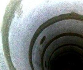 Гидроизоляция колодцев из бетонных колец изнутри - тип 1