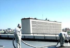 Гидроизоляция кровли полимочевиной - тип 1