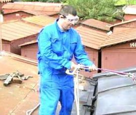 Гидроизоляция кровли рулонными материалами - тип 4