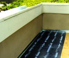 Гидроизоляция открытого балкона - модель 4