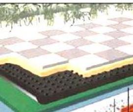 Гидроизоляция открытой террасы - тип 3