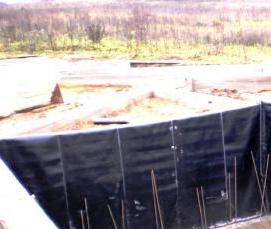 Гидроизоляция отмостки рулонными материалами - тип 4