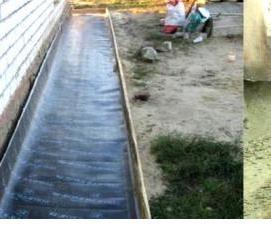 Гидроизоляция отмостки рулонными материалами - тип 3