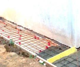 Гидроизоляция отмостки здания - вариант 1