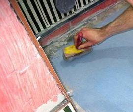 Гидроизоляция перед плиткой в ванной - модель 2