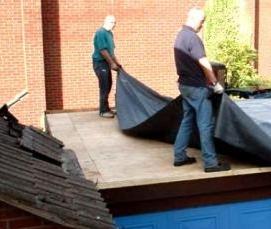 Гидроизоляция плит гаража - модель 1