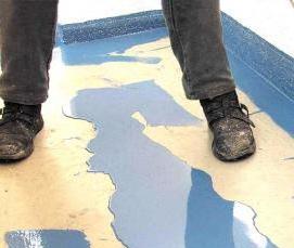 Гидроизоляция плиты пола - тип 4