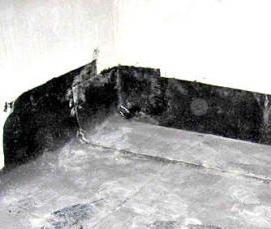 Гидроизоляция плиты пола - тип 3