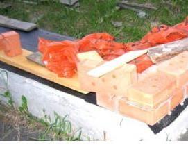 Гидроизоляция под кладку - модель 4