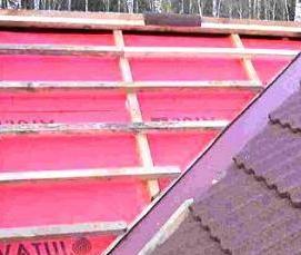 Гидроизоляция под металлочерепицу - вариант 4