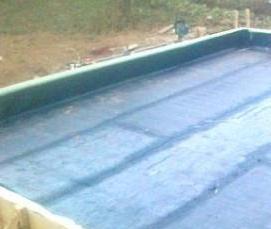 Гидроизоляция под плиту фундамента - модель 3