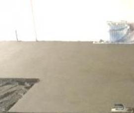 Гидроизоляция под полусухую стяжку - модель 3