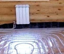 Гидроизоляция под теплый водяной пол - вариант 2