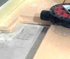 Гидроизоляция под трап - вариант 1