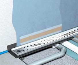 Гидроизоляция под трап - вариант 4