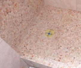 Гидроизоляция поддона из плитки - модель 2