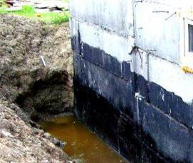 Гидроизоляция подвала гаража от грунтовых вод - вариант 1