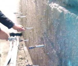 Гидроизоляция подвала инъектированием - модель 1