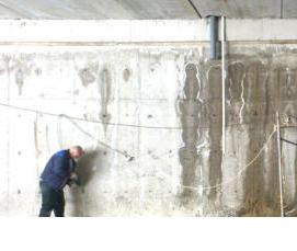 Гидроизоляция подземного паркинга - вариант 1