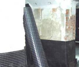 Гидроизоляция пола мембраной - вариант 3