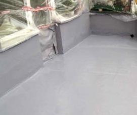 Гидроизоляция пола открытого балкона - модель 3