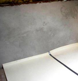 Гидроизоляция пола под стяжку - модель 1