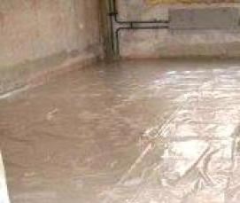 Гидроизоляция пола под стяжку в квартире - вариант 2