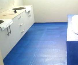 Гидроизоляция пола туалета - тип 2