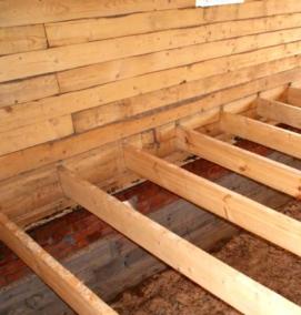 Гидроизоляция пола в деревянном доме - модель 3