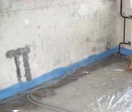 Гидроизоляция пола в квартире перед стяжкой - тип 2