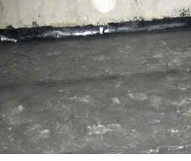 Гидроизоляция пола в погребе - вариант 1