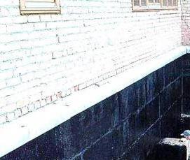 Гидроизоляция построенного дома - тип 2