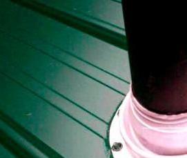 Гидроизоляция прохода трубы - тип 4