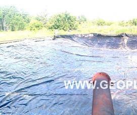 Гидроизоляция пруда глиной - тип 4