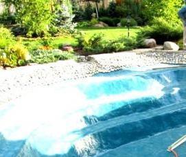 Гидроизоляция пруда жидкой резиной - модель 2