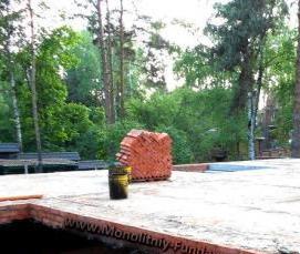 Гидроизоляция сборного фундамента - вариант 4