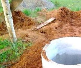 Гидроизоляция септика из бетонных колец - тип 2