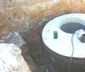 Гидроизоляция швов бетонного колодца - модель 1